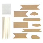 Arpex, pickery flagi, Kraft Balloons, 9 szt.