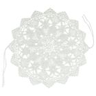 Arpex, serweta ażurowa na koszyczek z tasiemkami