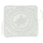 Arpex, serweta ażurowa na koszyczek z tasiemkami