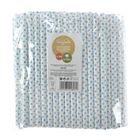 Arpex, słomki papierowe, jumbo, 10 mm, niebieskie, 144 szt.