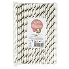 Arpex, słomki papierowe, łamane, czarne, 144 szt.