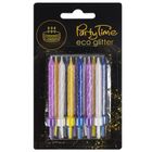 Arpex, świeczki urodzinowe, eko-brokat, 6 szt.