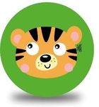 Artyk, Sportox Kids, piłka gumowa, Tygrysek, 23 cm