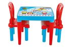 Artyk, zestaw mebli dla dzieci: stolik + 2 krzesełka, niebieskie
