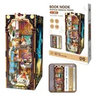 Askato, Book Nook, Książkowy zakątek, magiczny domek, drewniane puzzle 3D, 167 elementów