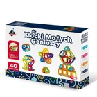 Askato, Klocki Małych Geniuszy, Geometryczne Szczotki, 40 elementów