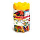 Askato, Klocki Małych Geniuszy, słomki, 560 elementów