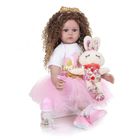 Askato, lalka bobas, dziewczynka, 56 cm