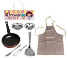 Askato, zestaw kuchenny, fartuszek, patelnia, trzepaczka, akcesoria