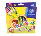 Astra, Astrafun, Frutos, zapachowe flamastry okrągłe ze stempelkami, 10 kolorów