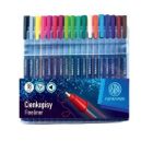 Astra, Astrapen, cienkopisy trójkątne, 0.4 mm, 18 kolorów