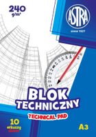 Astra, blok techniczny, A3 240g
