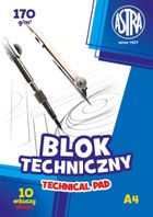 Astra, blok techniczny, A4 170g