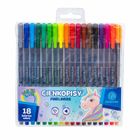 Astra, cienkopisy trójkątne, unicorn, 0.4 mm, 18 kolorów