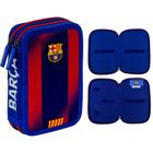 Astra, FC Barcelona, piórnik rozkładany, podwójny, niebieski