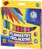 Astra, Jumbo, flamastry trójkątne, 10 kolorów