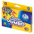 Astra, Jumbo, kredki świecowe 12 kolorów