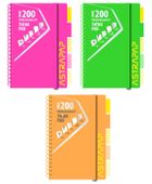 Astra, kołozeszyt A4, 100 kartek, kratka, neon, 1 szt.