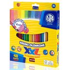 Astra, kredki ołówkowe heksagonalne, 48 kolorów