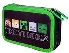 Astra, Minecraft, piórnik rozkładany, potrójny, Alex & Steve