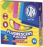 Astra, plastelina szkolna, fluorescencyjna, 6 kolorów