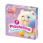 Astra, plastelina szkolna, pieski, 6 kolorów