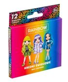 Astra, Rainbow High, kredki świecowe okrągłe, 12 kolorów