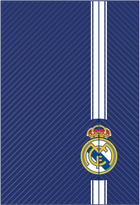 Astra, Real Madrid, teczka z gumką, A4, blue
