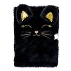 Astrabag, pamiętnik A5 z kłódką, 96 kartek, Fluffy Kitty Black