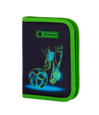 Astrabag, piórnik rozkładany, pojedynczy, z wyposażeniem, Football Motion