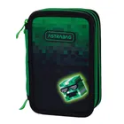 Astrabag, piórnik rozkładany, potrójny, z wyposażeniem, Pixel Hero