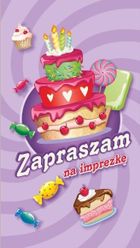 Astro Atelier, zaproszenie, urodziny dziecięce, 10 szt.