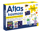 Atlas kosmosu z mapą i puzzlami