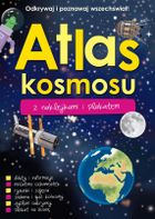 Atlas kosmosu z naklejkami i plakatem