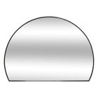 Atmosphera, Alice, lustro półokrągłe do przedpokoju, metalowa rama, 90-65 cm