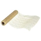 Atmosphera, bieżnik na stół, metaliczna siatka, 4 m