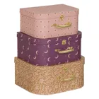 Atmosphera for Kids, Nomad, pudełka ozdobne, kuferki, 3 szt.