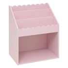 Atmosphera for kids, regał na książki dla dzieci, wave z falbanką, 48-32-60 cm
