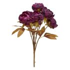 Atmosphera, Fria, sztuczny bukiet, 5 piwonii, wys. 53 cm