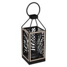 Atmosphera, lampion metalowy ażurowy, wys. 38 cm