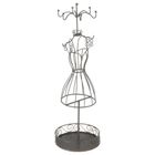 Atmosphera, metalowy stojak na biżuterię, manekin, 36 cm