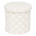 Atmosphera, Pasti, pufa okrągła składana, tuftowana, średnica 38 cm