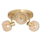 Atmosphera, Pilla, lampy sufitowe, złoto i szklane klosze, 3 punktowe