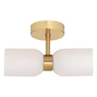 Atmosphera, Rio, szklany kinkiet ścienny, 2 źródła światła, wys. 26,5 cm