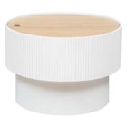 Atmosphera, stolik kawowy ze schowkiem, Enola, okrągły, Ø 55 cm