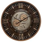 Atmosphera, zegar w stylu retro z widocznym mechanizmem, Yoni, średnica 59 cm