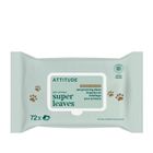 Attitude, Super Leaves PETS, chusteczki pielęgnacyjne dla zwierząt, 72 szt.