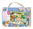 Avenir, Barcelona, stwórz pejzaż miejski, puzzle drewniane,