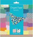 Avenue Mandarine, Geometria, papier do origami, 20-20 cm, 60 arkuszy