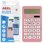 Axel, kalkulator kieszonkowy, różowy, 12 cyfrowy wyświetlacz
